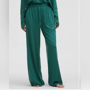 Lululemon Modal High-Rise Wide-Leg Lounge Pant / Storm Teal